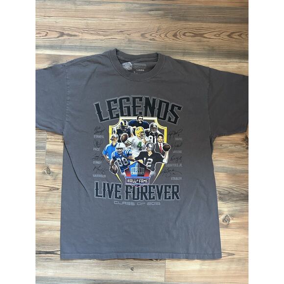 NFL Legends Live Forever Pro Football Hall of Fame Class Of 2015 T-Shirt Large - Picture 1 of 5